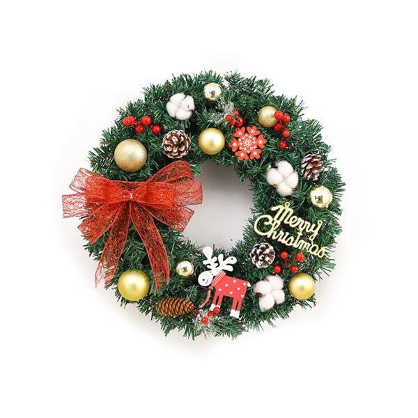 Festive Christmas Vine Wreath