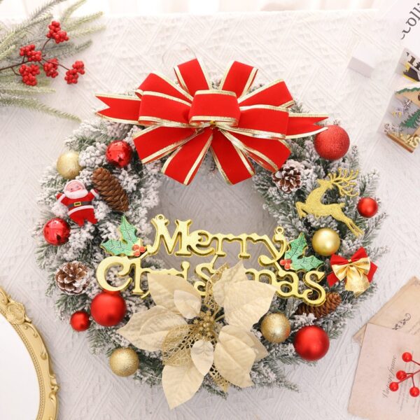 Christmas Window Display Wreath - Image 2