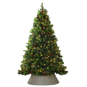 Mixed Leaf Artificial Bare Christmas Tree
