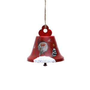 Vintage Iron Christmas Bell Ornament