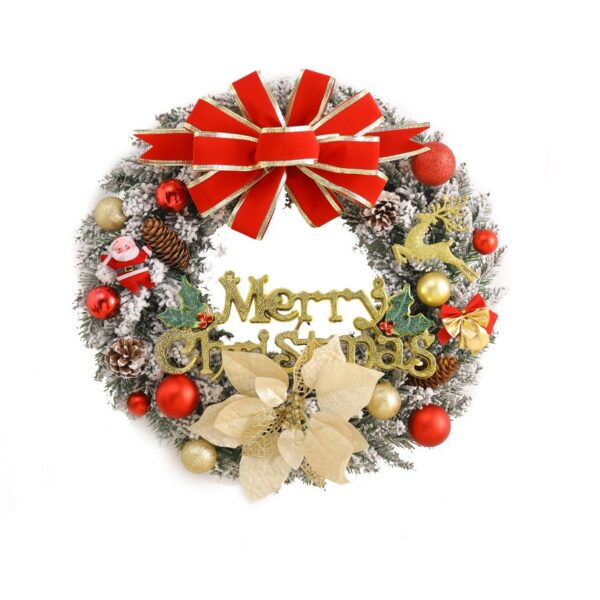 Christmas Window Display Wreath